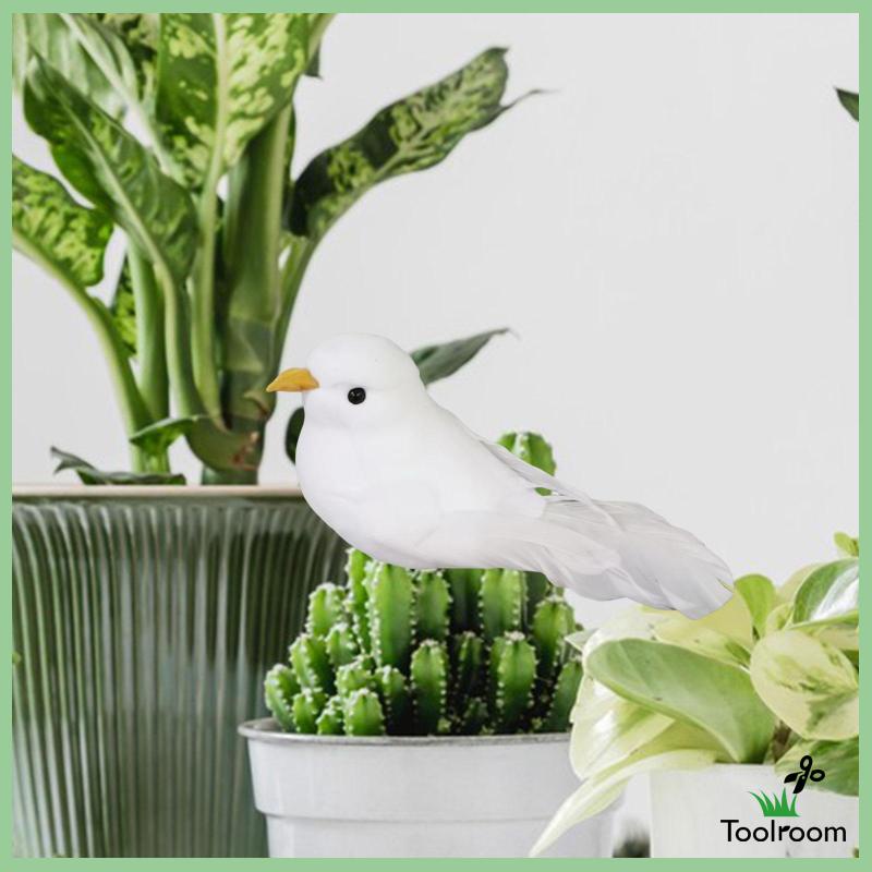 Chim Bồ Câu Nhân Tạo Có Lông Vũ Trang Trí Sân Vườn / Tiệc Cưới