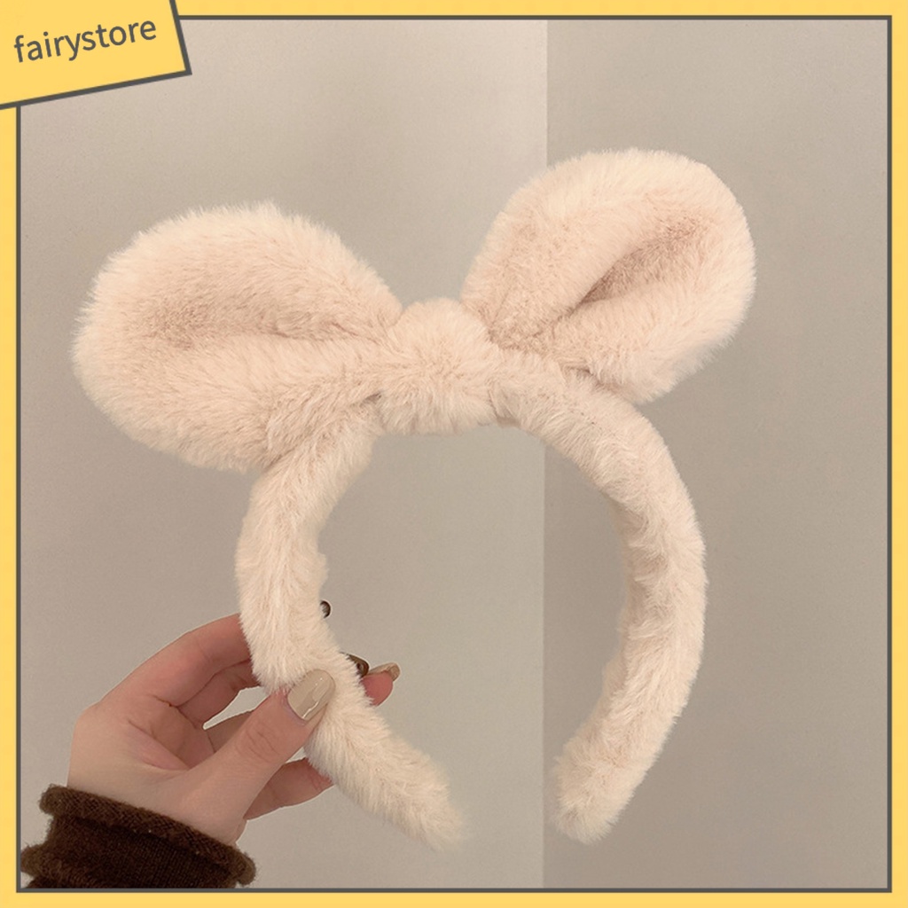 [FRO] Băng Đô Cài Tóc Bằng Vải Lông Không Trượt Không Gây Hại Nặng Chống Trượt Thời Trang Thu Đông