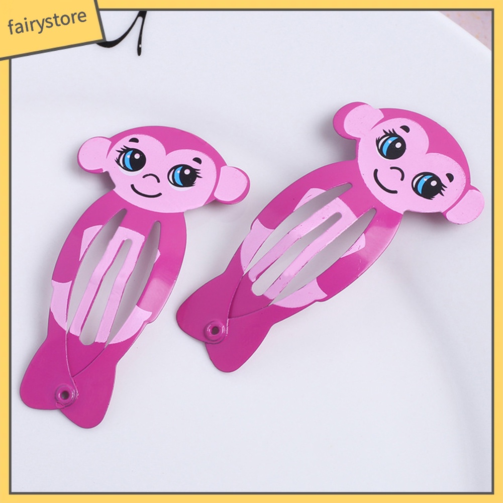 Set 10 Kẹp Tóc Hoạt Hình Xinh Xắn Cho Bé Gái