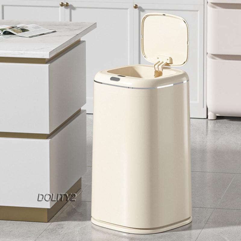 [Dolity2] Thùng Rác Không Cần Chạm Có Nắp Cho Nhà Vệ Sinh Gia Đình