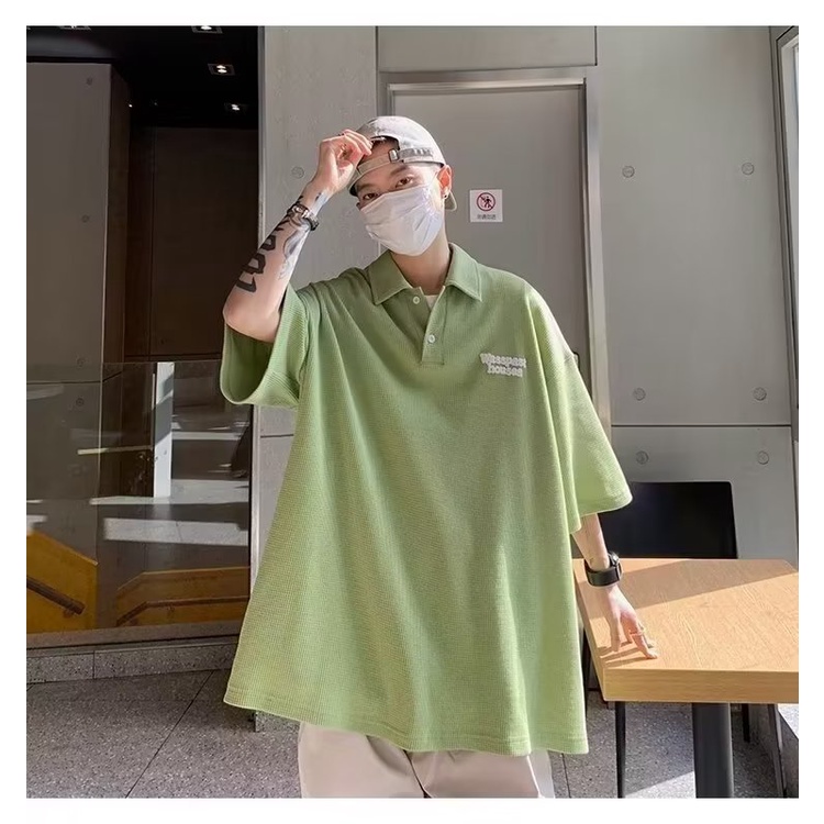 Áo Thun POLO Tay Ngắn Màu Trơn Phong Cách Thời Trang Mới Mùa Hè Cho Nam Giới