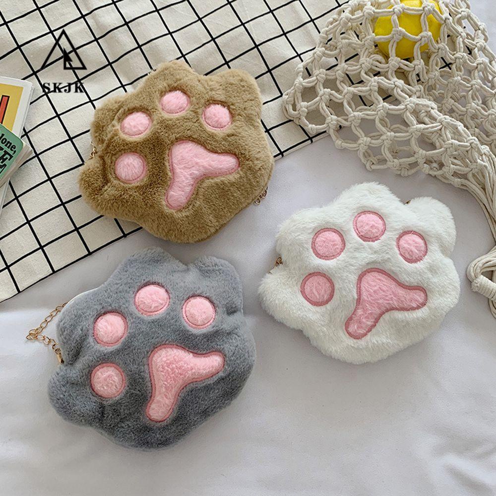 Túi Đeo Chéo Vai Hình Chân Gấu Hoạt Hình Đáng Yêu