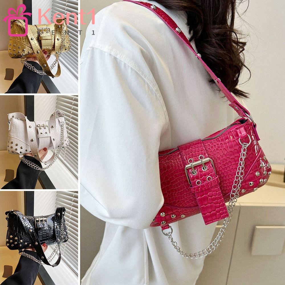 Túi Đeo Vai Kat1 Đính Đinh Tán Thời Trang Cho Nữ