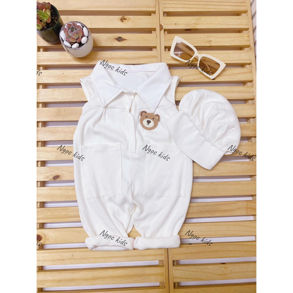 Set jum gấu bông 2 màu size 8-15kg