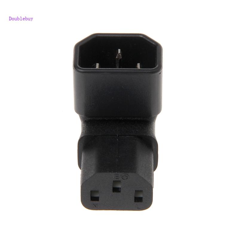 Bộ ChuyểN ĐổI IEC 320 C14 ĐầU C13 Lỗ CắM 3-Pin