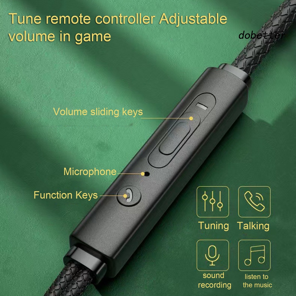 Tai Nghe Nhét Tai Jack 3.5mm Bằng Kim Loại Có Thể Điều Chỉnh Âm Lượng Kèm Micro Tiện Dụng