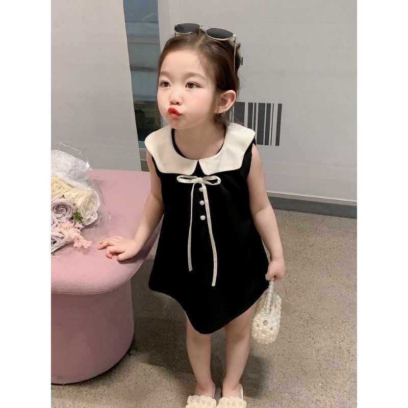 Đầm Công Chúa Không Tay Thời Trang Mùa Hè Hàn Quốc Mới 2023 Dành Cho Bé Gái