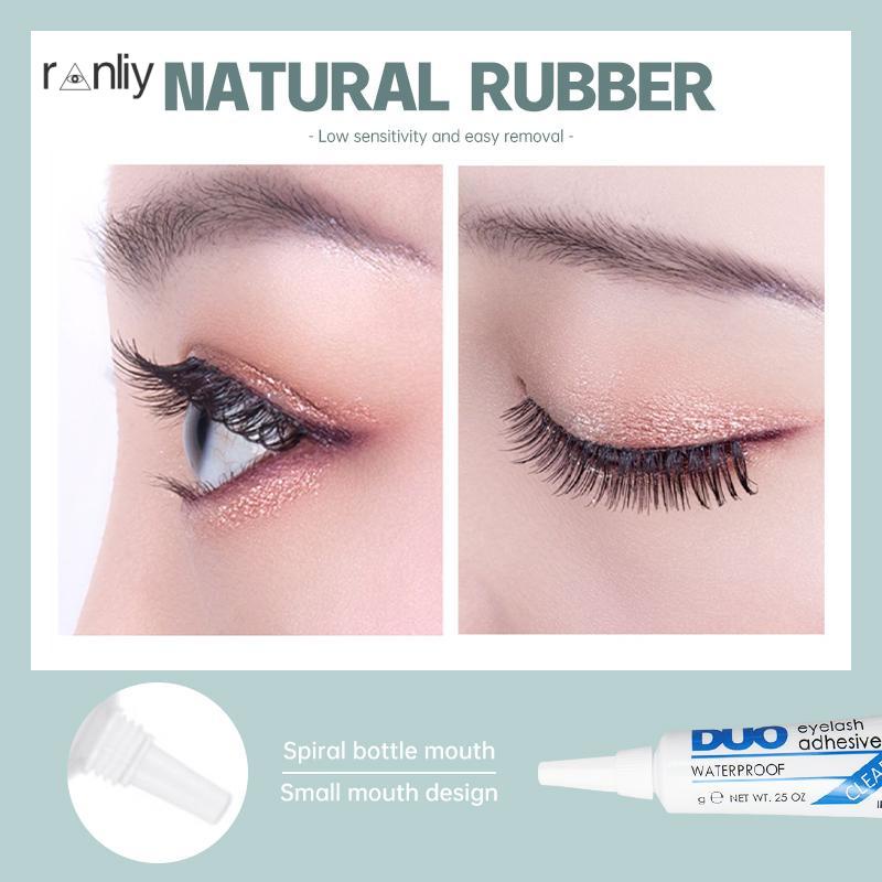 Ranliy💗Keo dán lông mi nhanh khô không dễ bị rơi ra 7g
