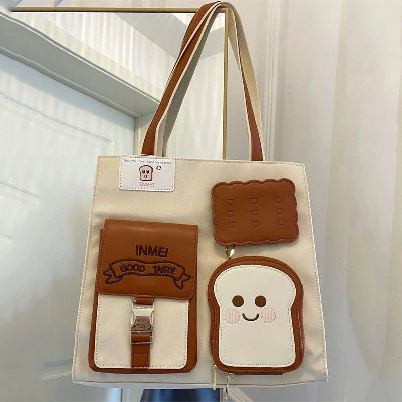 Túi tote Đeo Vai Sức Chứa Lớn Ngọt Ngào Cho Nữ