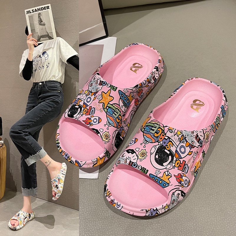 Dép Đi Trong Nhà Mềm Mại Thời Trang Mùa Hè Dành Cho Cặp Đôi