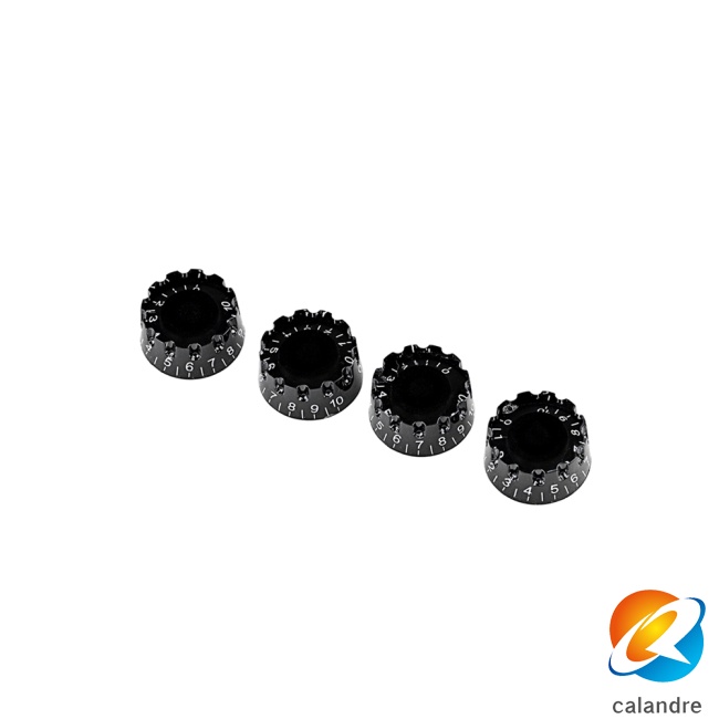 Set 4 Núm Vặn Điều Khiển Bằng Acrylic Thay Thế Cho Đàn Guitar Điện