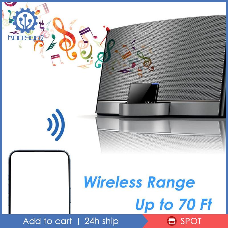 Thiết Bị Nhận Tín Hiệu Bluetooth Koolsoo2 Cho Loa 30 Analog Màu Đen