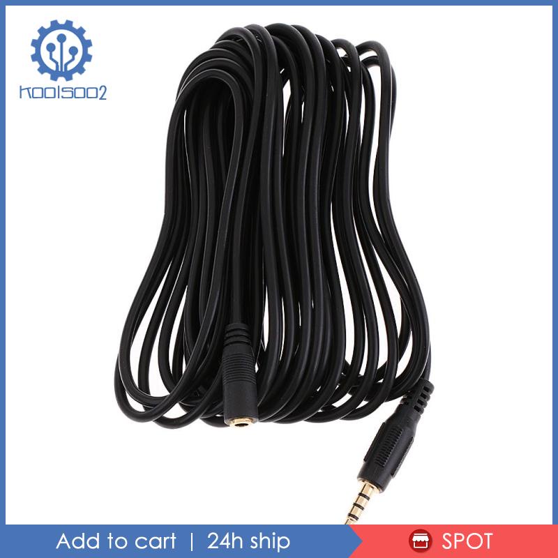 Dây Cáp Âm Thanh Nối Dài Chuẩn 3.5mm Và 1 Giắc Cắm 3.5mm Koolsoo2 Dài 6m