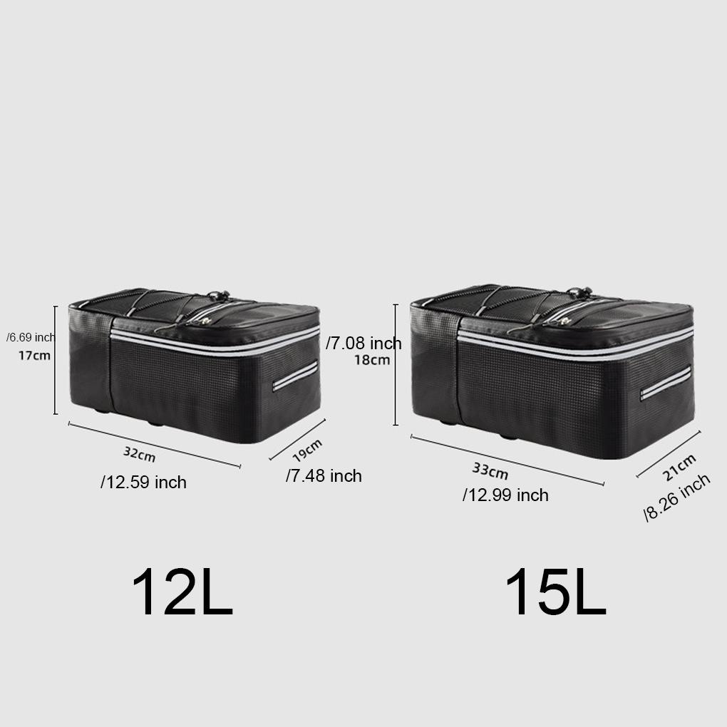 Túi Da PU Đựng Vật Dụng Gắn Yên Sau Xe Đạp Tiện Lợi