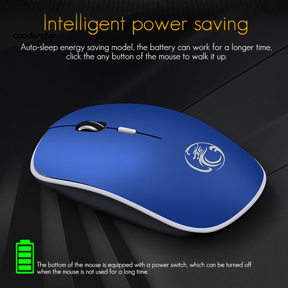 Chuột Quang Không Dây Chơi Game 4 Nút Bấm 2.4GHz Cho PC Laptop