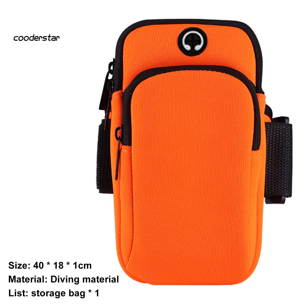 Túi Đeo Cánh Tay Co Giãn Trọng Lượng Nhẹ Có Lỗ Xỏ Tai Nghe Cho Tập Thể Thao