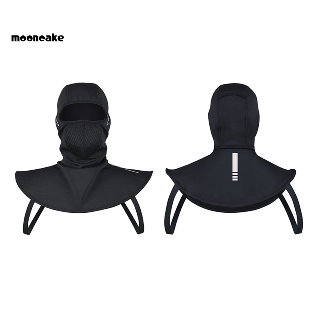 &lt; Mooncake &gt; Mặt Nạ Bảo Vệ Mặt Không Phai Mềm Mại Phản Quang Bảo Vệ Khi Đi Xe Đạp Trượt Tuyết Unisex