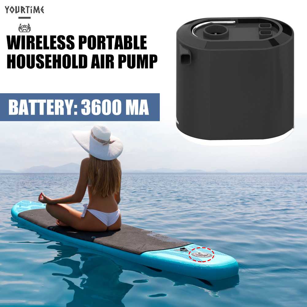 Máy Bơm Hơi 3600mA Chống Thấm Nước Cho Thuyền Cao Su