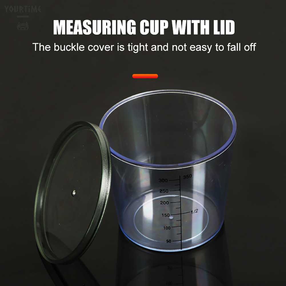 Set 4 Cốc Đo Lường Kèm Vỏ Đựng Mồi Câu Cá Tiện Dụng