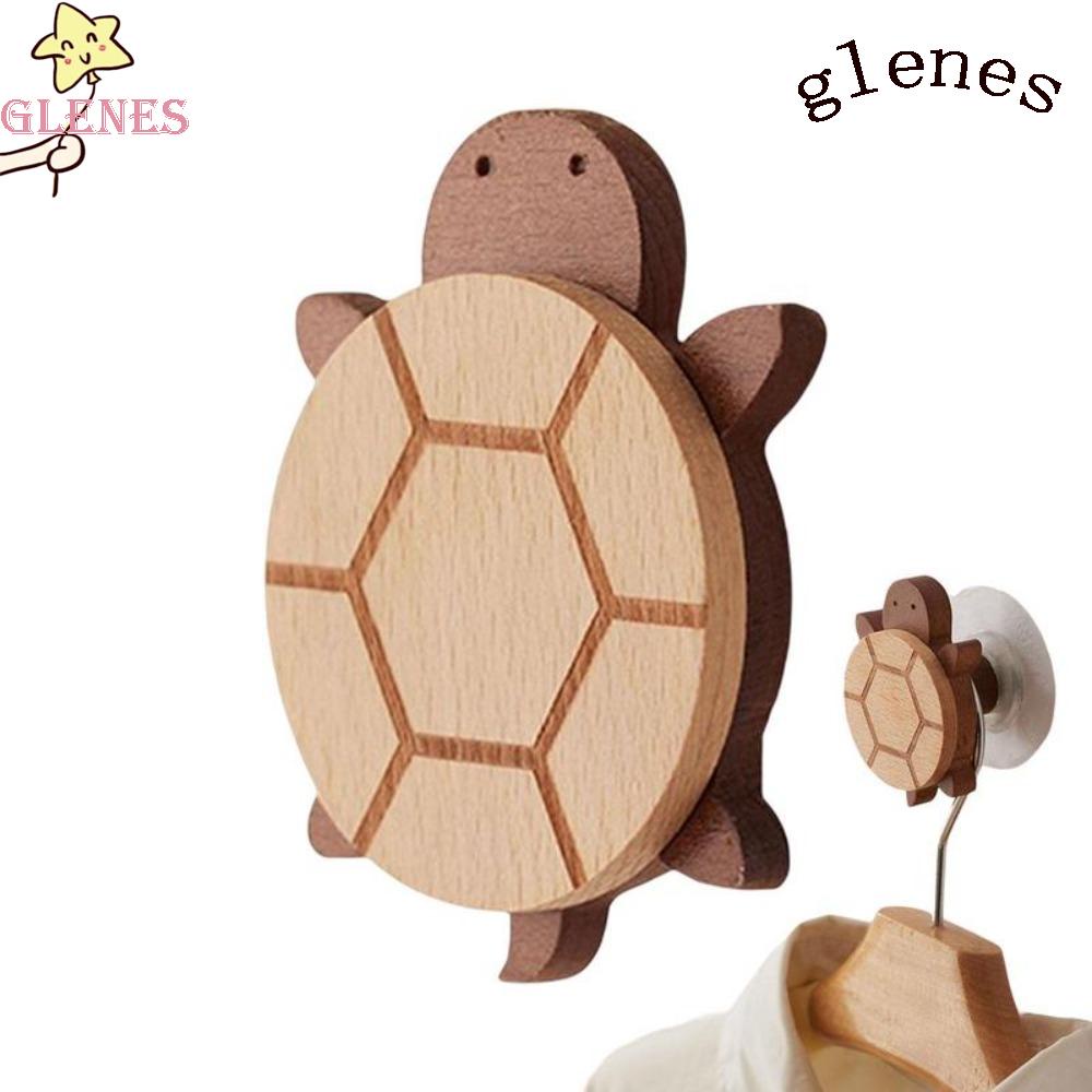 Móc Treo Đồ Gắn Tường Bằng Gỗ Trơn Hình Rùa Phong Cách Bắc Âu