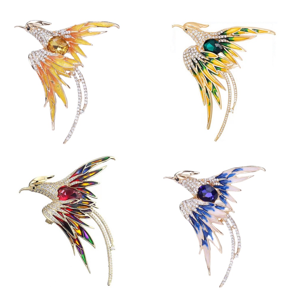 Ghim Cài Áo Đính Đá Thiết Kế Tinh Tế Thời Trang Cho Nữ