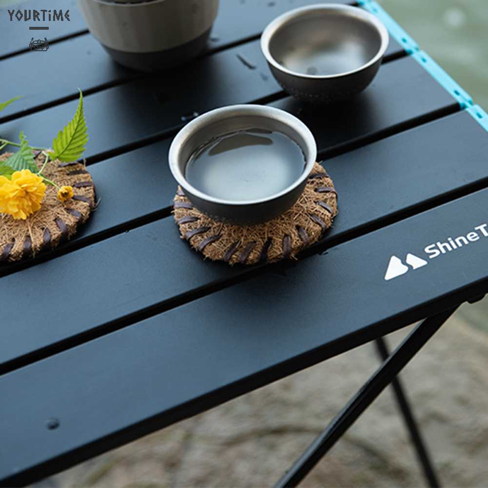 Bàn Xếp Nhỏ Bằng Hợp Kim Nhôm Chuyên Dùng Mang Đi Cắm Trại