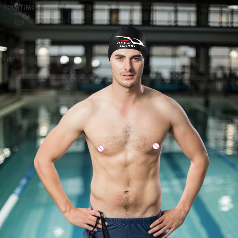 Mũ Bơi Silicone Chống Thấm Nước Cho Nam Và Nữ