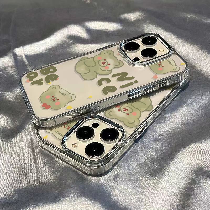 ✅Ốp Điện Thoại Mềm Chống Sốc In Hình Gấu Hoạt Hình Cho iPhone1214proplus13 Apple 118 max 7In Zl8