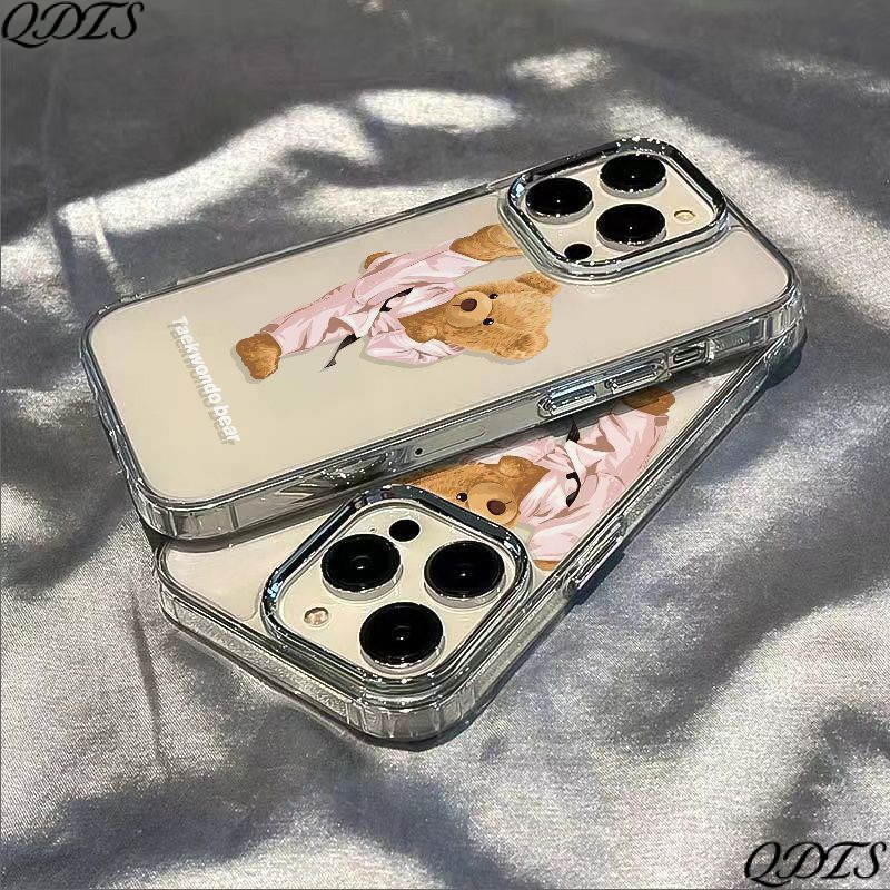 ✅Ốp Điện Thoại Mềm Chống Sốc Hình Gấu Cho Iphone 7 14pro11 max13xs plus / Apple 8 Iphone12 5XXW