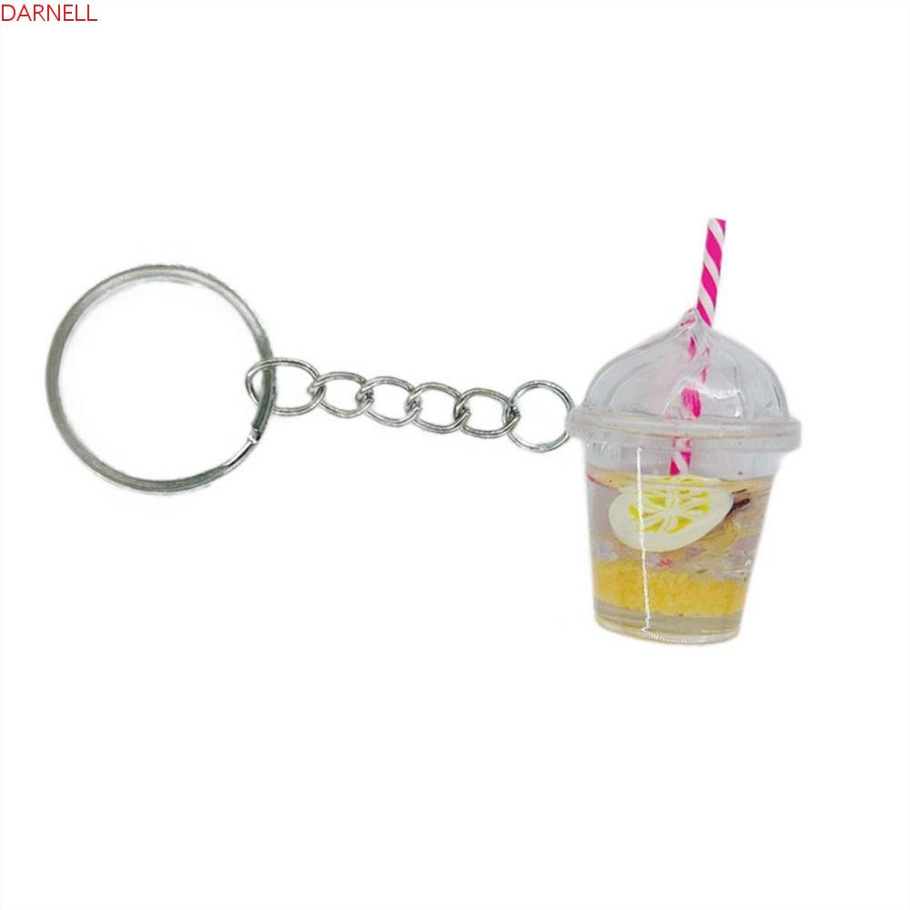 Móc Khóa Hình Ly Trà Dạ Quang Dễ Thương