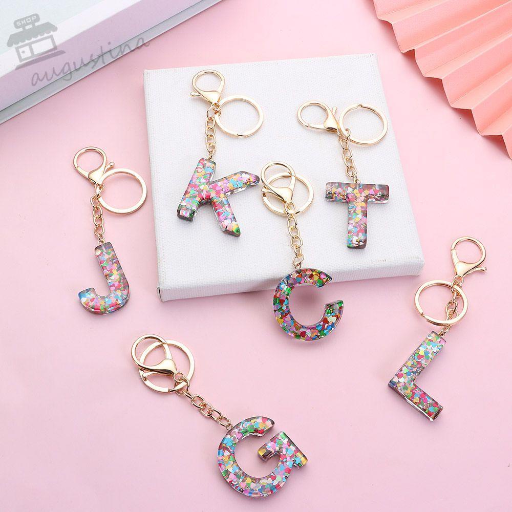 26 Chữ Cái Thời Trang Bằng Nhựa Resin Trang Trí Túi Xách
