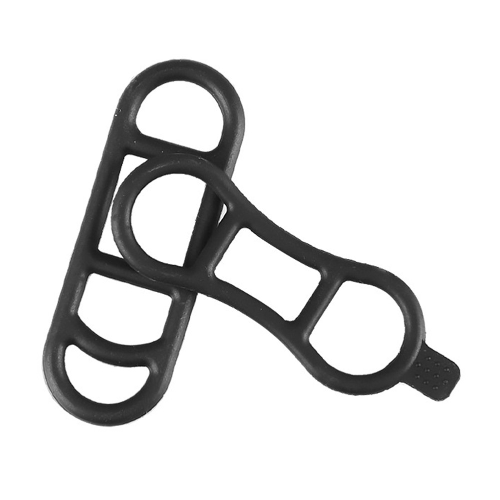 Băng Quấn Cổ Xe Đạp Bằng Silicon Màu Đen Siêu Bền Tiện Dụng