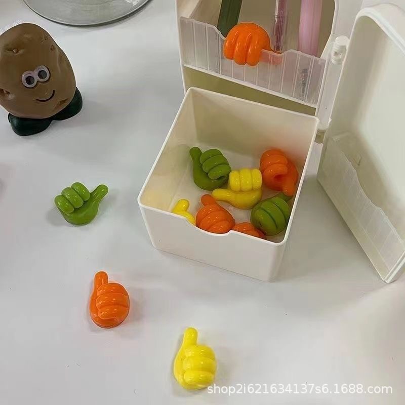 Móc Dán Ngón Tay Cái Treo Dây Cáp Đa Chức Năng Ngộ Nghĩnh Có Keo Dán Mặt Sau - Jerry shop
