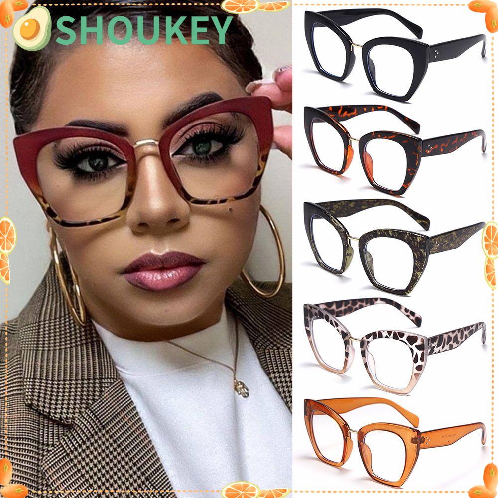 Mắt Kính Chống Ánh Sáng Xanh Phong Cách Retro Oversize