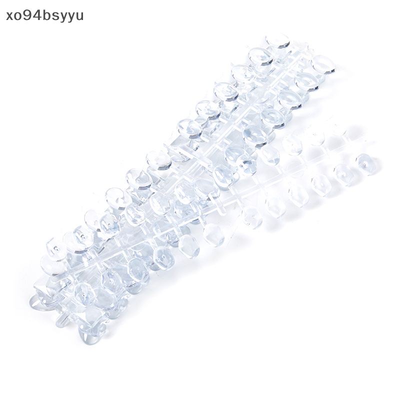 Thẻ Màu Trưng Bày Móng Giả Hình Vuông / Oval / Trái Tim Bằng Acrylic Trong Suốt Xo94Bsyu
