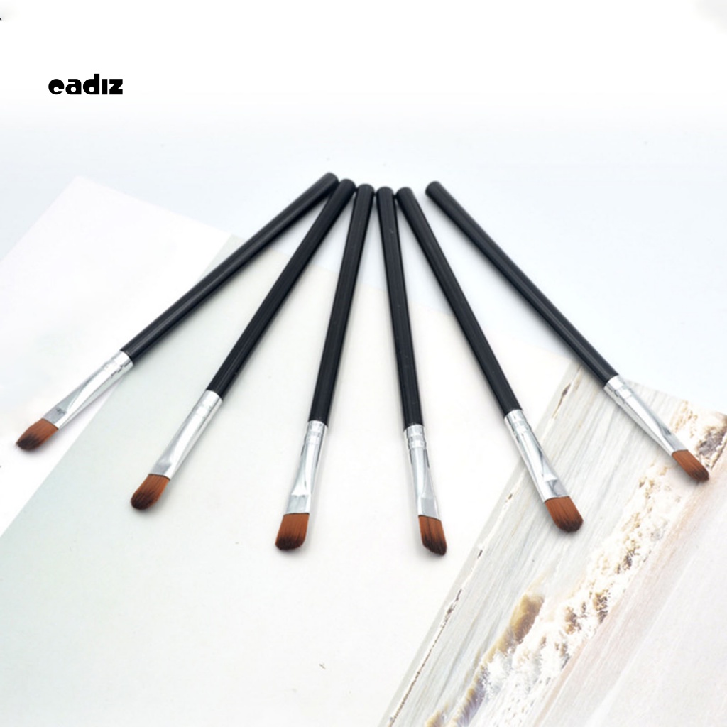 Set 5 Cọ Trang Điểm Mắt / Lông Mày / Lông Mi Mỏng Chống Trượt Nhanh Chóng Cho Nữ