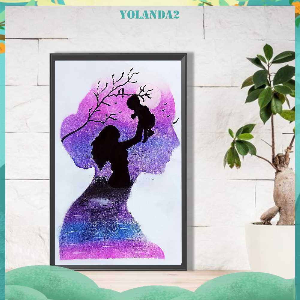 Tranh Đính Đá Kim Cương Toàn Bộ 5D DIY Hình Vẽ Trừu Tượng Trang Trí Nhà Cửa