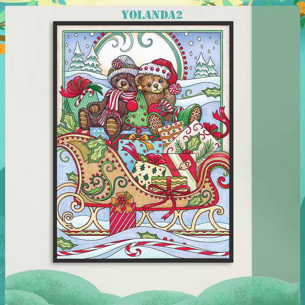 Bộ Tranh Đính Đá 5D Họa Tiết Hoạt Hình Độc Đáo DIY Dùng Trang Trí Nhà Cửa