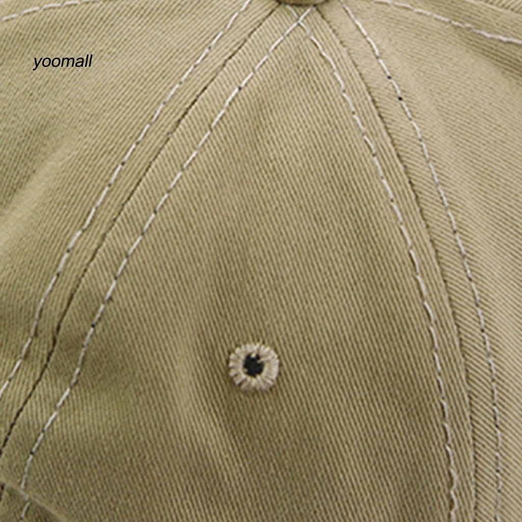 Mũ Lưỡi Trai Màu Trơn Chống Nắng Mềm Mại Thoáng Khí Có Vành Chống Trượt Có Thể Điều Chỉnh Cho Nam