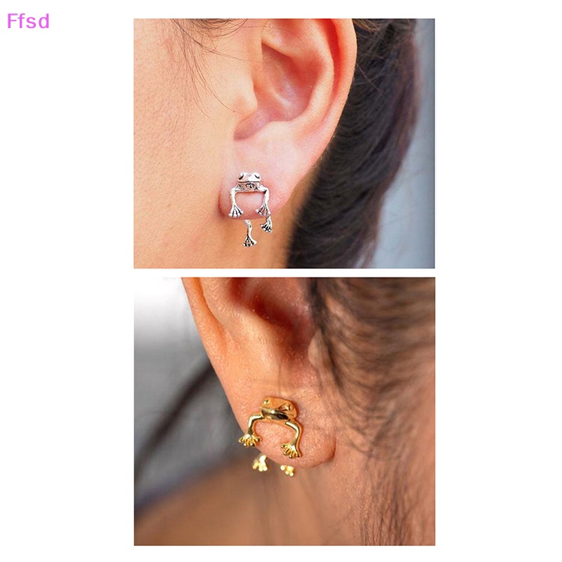 1 Đôi Bông Tai Hình Chú Ếch Phong Cách Gothic Thời Trang Dành Cho Nữ Y2k