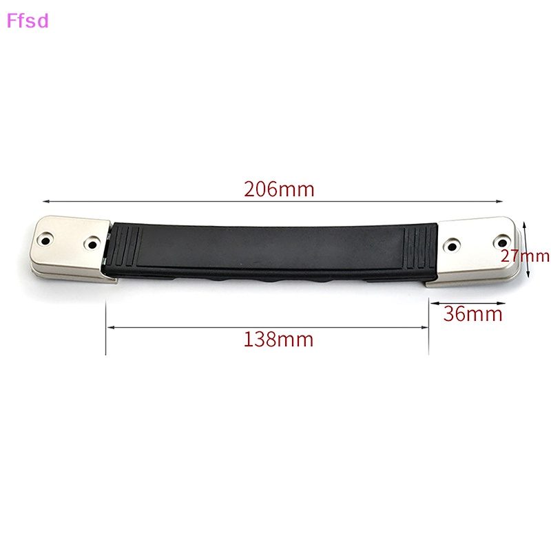 {Ffsd} Tay Cầm Hành Lý Du Lịch Bằng Nhựa Màu Đen Thông Dụng Có Thể Thu Gọn Thay Thế * Bán Chạy