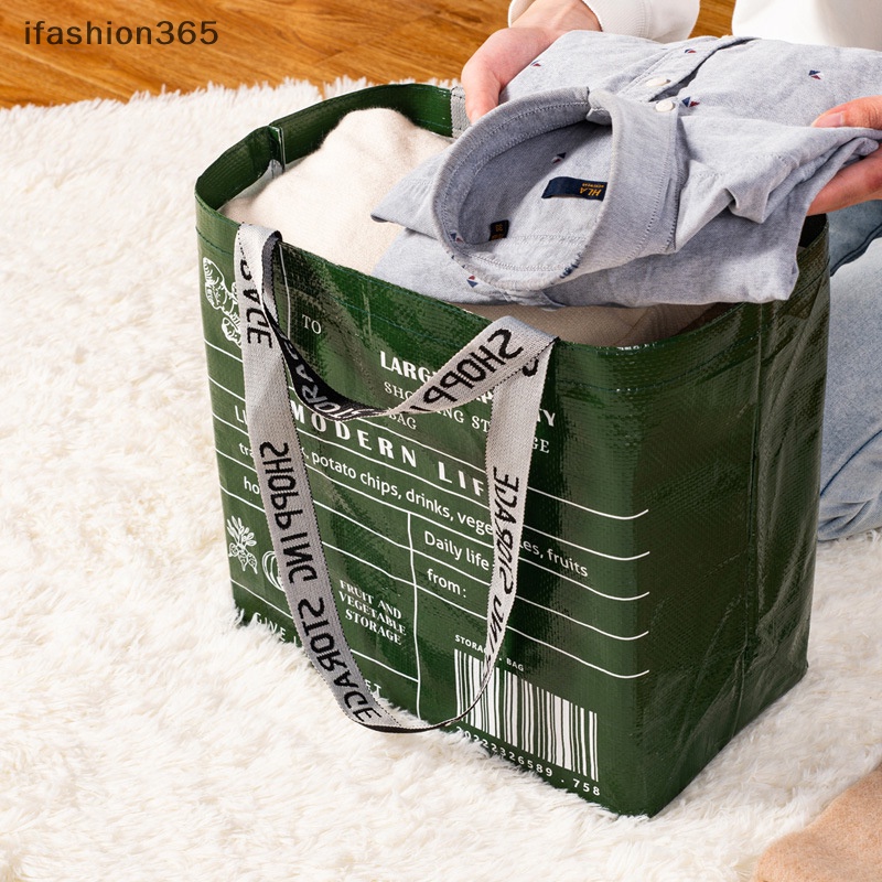 Túi Xách Mua Sắm Chống Thấm Nước Có Thể Tái Sử Dụng Tiện Lợi ifashion365