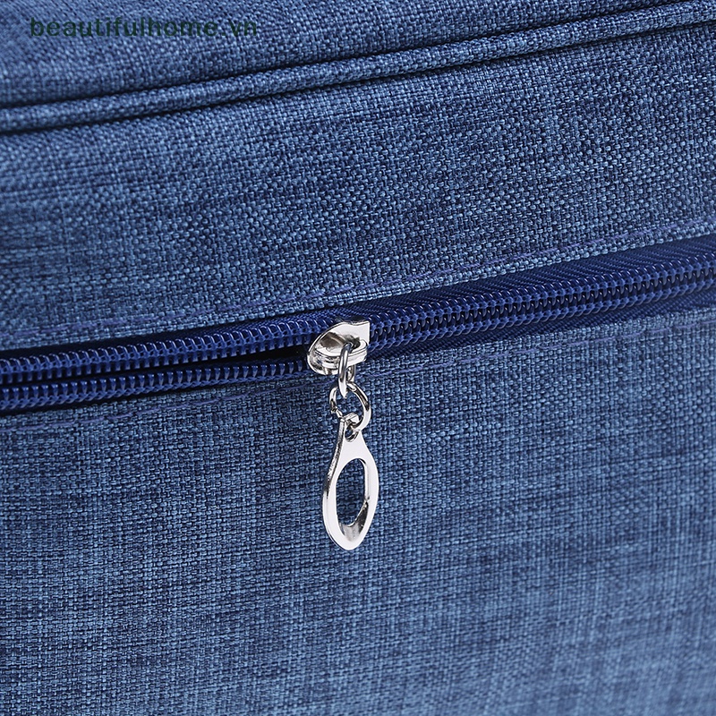 Túi Đựng Mỹ Phẩm / Đồ Trang Điểm Bằng Vải Canvas Chống Nước Cho Nam &amp; Nữ