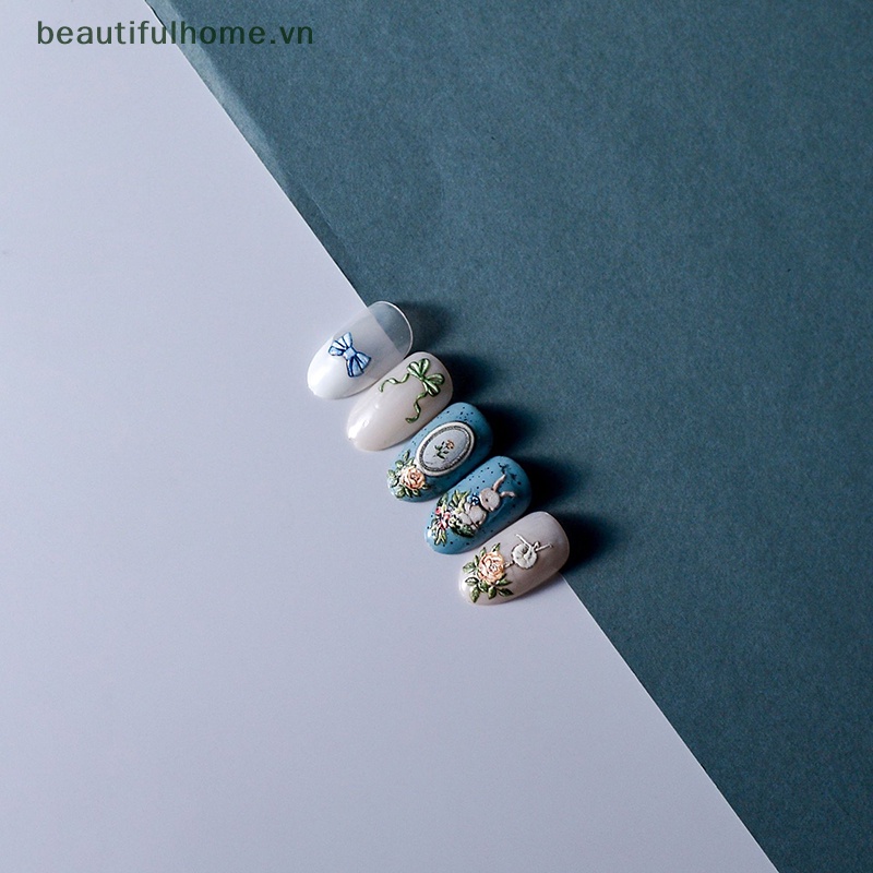 Miếng Dán Trang Trí Móng Tay Ba Chiều Diy