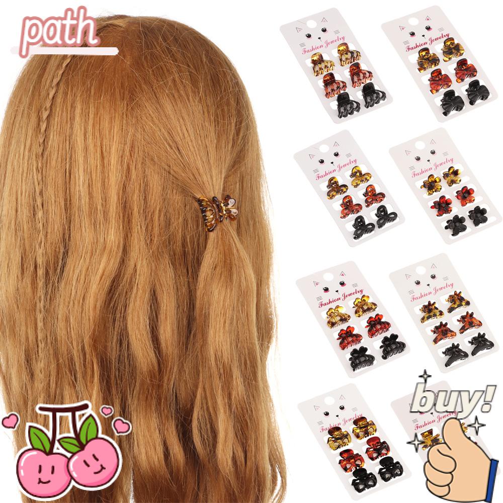 Bộ 6 Kẹp Tóc Họa Tiết Da Báo Thời Trang Cho Nữ