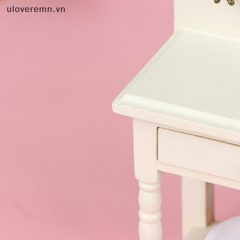 1 Bộ Bồn Rửa Chén Mini Tỉ Lệ 1: 12 Cho Nhà Búp Bê