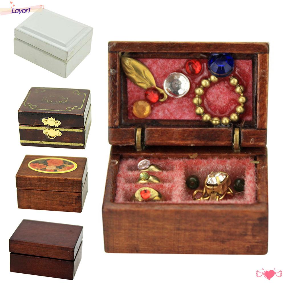 Hộp Đựng Trang Sức Mini Tỉ Lệ 1: 12 Cho Nhà Búp Bê LAYOR1