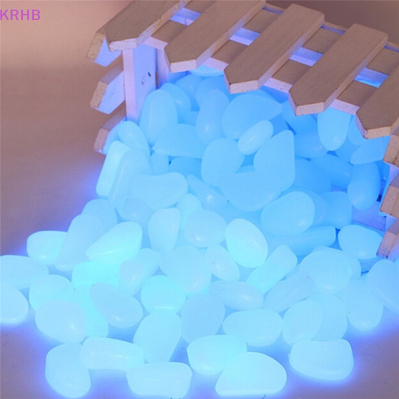 Túi 10 Viên Đá Dạ Quang Trang Trí Bể Cá Mới