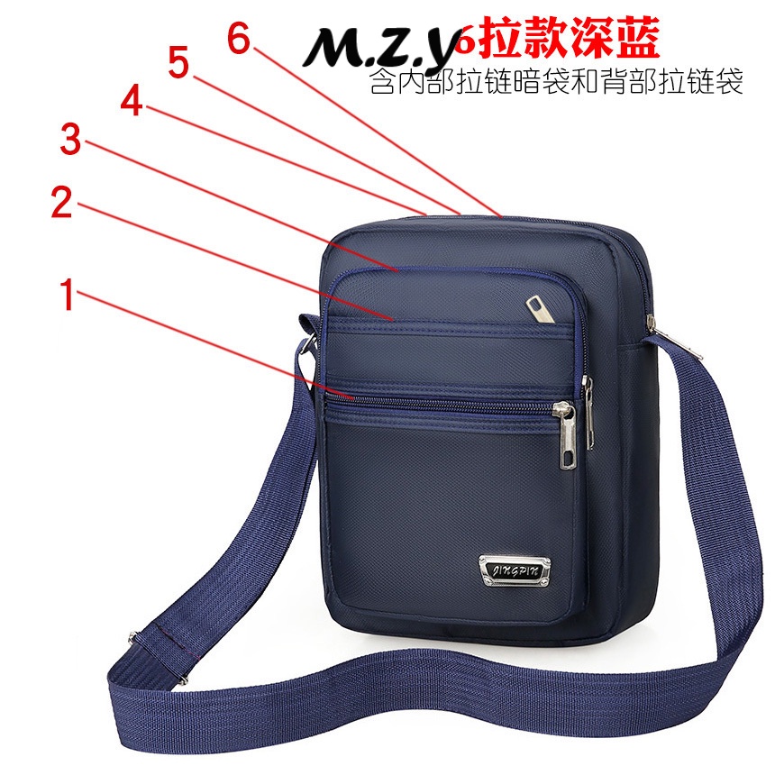 MZY Túi đeo chéo nam Túi Thời Trang nhiều màu 2023 NEW L21T1G7