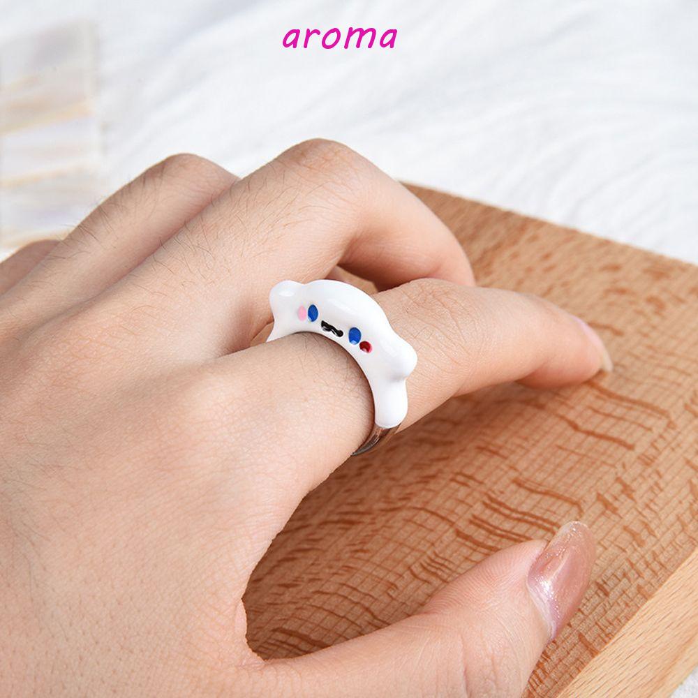 Nhẫn Hở Hình Nơ Tráng Men Có Thể Điều Chỉnh Thời Trang Cho Nữ